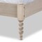 Baxton Studio Cielle Antique White Oak Finished Wood Queen Size Platform Bed Frame 161-10194 - alternate 7